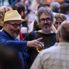 El escritor Edu Galán y el pianista James Rhodes