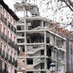 Explosión en un edificio del centro de Madrid