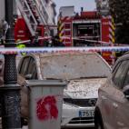 Explosión en un edificio del centro de Madrid