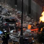 Explosión en un edificio del centro de Madrid