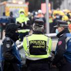Explosión en un edificio del centro de Madrid