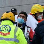 Explosión en un edificio del centro de Madrid