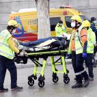 Explosión en un edificio del centro de Madrid