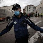 Explosión en un edificio del centro de Madrid