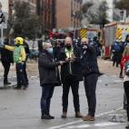 Explosión en un edificio del centro de Madrid