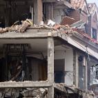 Explosión en un edificio del centro de Madrid