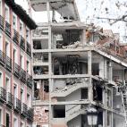 Explosión en un edificio del centro de Madrid