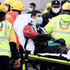 Explosión en un edificio del centro de Madrid