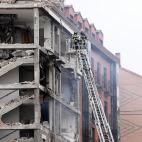 Explosión en un edificio del centro de Madrid