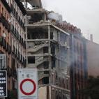 Explosión en un edificio del centro de Madrid