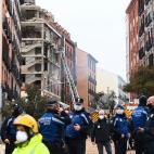 Explosión en un edificio del centro de Madrid