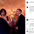 "Feliz d&iacute;a de San Valent&iacute;n para la extraordinariamente inteligente, hermosa, divertida, &uacute;nica @MichelleObama"