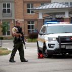 Polic&iacute;a en un suburbio al norte de Chicago.