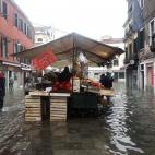 Las calles se han convertido en canales