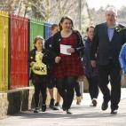 Alex Salmond, antiguo primer ministro escocés, acude a votar