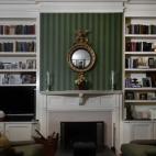 La biblioteca de la residencia, en 2016.