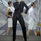 En la presentación de la firma David Delfín en la Mercedes Benz Fashion Week Madrid