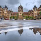 Estación de Chhatrapati Shivaji en Mumbai (India).