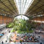 Estación de Atocha en Madrid (España).
