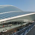 Estación Guillemins en Lieja (Bélgica).