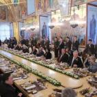 Loa líderes mundiales, reunidos con Putin.