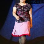 SEOUL, SOUTH KOREA - SEPTEMBER 23: A South Korean model walks down the runway during the 2006 Big Size fashion show entitled 'I Love Me' September 23, 2006 in Seoul, South Korea. 19 ordinary plus-sized women took part in this fashion show. (Ph...