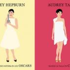 No se puede hablar de los Oscar y pasar por alto a Audrey Hepburn, siempre impecable, elegante y con un estilo muy chic que traspasó la pequeña pantalla. Audrey Tautou sería lo que ella en el cine francés.