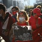 Manifestaci&oacute;n en Tokyo en favor del Gobierno birmano.