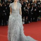 La actriz Naomi Watts, con vestido de Elie Saab de la colección Primavera 2015 Couture Día: miércoles 13 de mayo, en la ceremonia de inauguración y presentación de La Tete Haute .