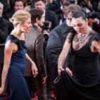 Las dos actrices son miembros del jurado del festival. Día: miércoles 13 de mayo, en la ceremonia de inauguración y presentación de La Tete Haute .