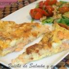 La clave está en usar salmón fresco y salmón ahumado. Y en el toque de estragón. Puedes ver la receta completa aquí