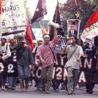 Indonesia contra Suharto, 1998.