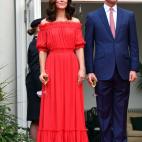 19 de julio, en una fiesta en honor de la reina en la embajada de Gran Breta&ntilde;a en Berl&iacute;n, Alemania.