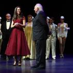 En una representaci&oacute;n de '42nd Street' a favor de un hospicio infantil en el teatro Royal Drury Lane de Londres, en abril de 2017.
