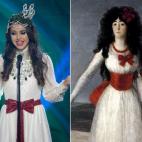 Miss Suecia y La Duquesa de Alba, de Goya.