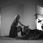 Durante el rodaje del videoclip 'Amanecer'.