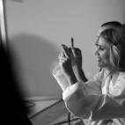 Durante el rodaje del videoclip 'Amanecer'.