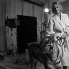 Durante el rodaje del videoclip 'Amanecer'.