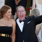 Día: lunes, 18 de mayo. La actriz y el ejecutivo de PIxar en el estreno de la película de Pixar 'Del revés'