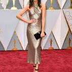 Vestida de la firma española Pronovias