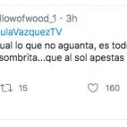 Insultos a Paula Vázquez por defender el Ingreso Mínimo.