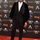 El protagonista de No culpes al karma de lo que te pasa por gilipollas llegó a la alfombra roja de los Goya recién salido de Hogwarts. ¡Diez puntos para Gryffindor!