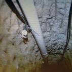 Vista de los túneles por los que escapó el 'Chapo'