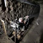 Los túneles contaban con una moto sobre raíles