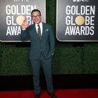 El actor Christian Slater, uno de los más animados en el escenario de Nueva York