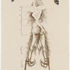 The Original Nine Daughters (detalle), Wangechi Mutu, 2012. Serie de 9 grabados. Cortesía del artista y de Pace Editions, Inc.