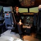 Maria Uvarovskaya, piloto, en un simulador de vuelo de la firma Aeroflot en el aeropuerto de Sheremetyevo, cerca de Mosc&uacute;, Rusia. &quot;Se tiene que hacer mucho m&aacute;s para superar las diferencias de g&eacute;nero&quot;.