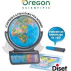 Smart Globe Inffinity de Diset Globo interactivo para conocer la geografía, historia, clima, capitales… gracias al lápiz electrónico inalámbrico. Se puede actualizar por internet y tiene 30 actividades educativas diferentes y seis juegos.