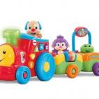 : Tren Interactivo-Aprendizaje del Perrito de Mattel Emite más de 50 canciones de aprendizaje, melodías y frases. Permite cambiar los aprendizajes a media que el niño crece, con varias canciones para distintas etapas de desarrollo, frases y ...