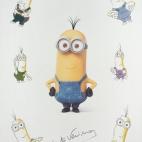 "La obra está inspirada en las colecciones de esta primavera y de la que viene. Se han utilizado tejidos de ambas colecciones mediante una técnica mixta de impresión digital sobre lienzo, tela, fornituras y acrílico", explicó el diseña...